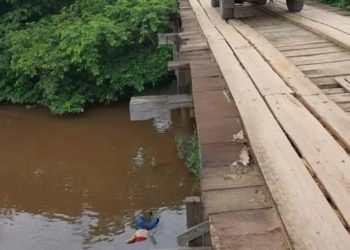 Tragédia em Ji-Paraná: homem morre após acidente em ponte sobre o Rio São Carlos