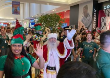 Porto Velho Shopping lota para chegada do Papai Noel