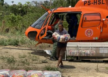 Governo de Rondônia distribui cestas básicas para famílias de extrativistas afetadas por incêndios