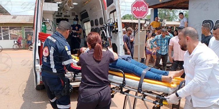 Acidente com Moto de Aplicativo deixa jovem em estado grave na Zona Leste de Porto Velho