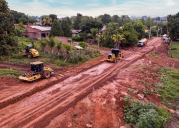 Obras de infraestrutura avançam em Santa Luzia d’Oeste