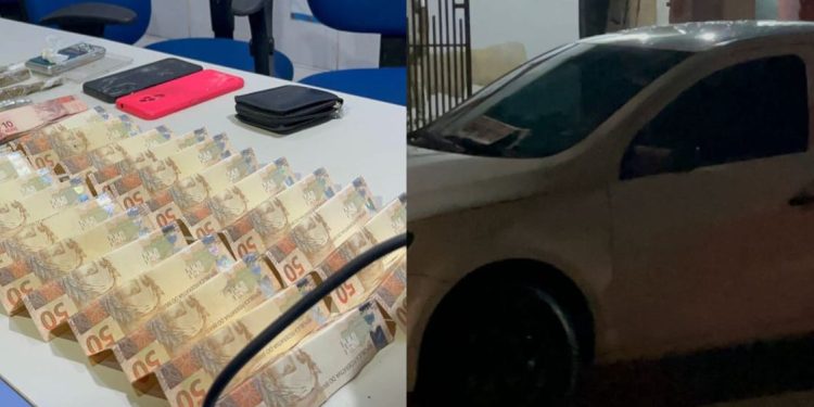 Trio é preso com veículo e dinheiro roubados em Porto Velho