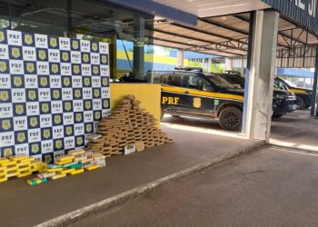 Homem é preso pela PRF com mais de 150 kg de entorpecentes na BR-364