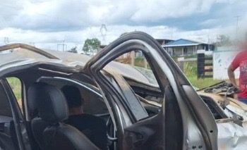 DOIS HOMENS PERDEM A VIDA EM ACIDENTE ENVOLVENDO DOIS VEÍCULOS NA BR-364