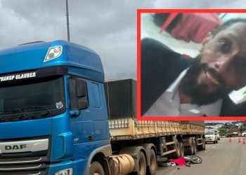 Tragédia na BR-364: Motociclista morre esmagado por carreta após colisão em Jaru