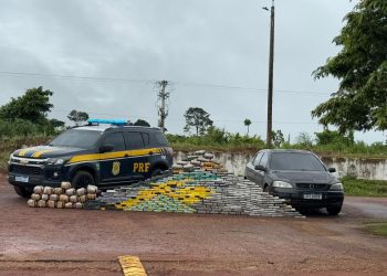 PRF apreende mais de 300 kg de drogas em Guajará-Mirim após perseguição