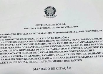 Ação contra vereadores do Avante avança e pode alterar composição da Câmara de Porto Velho
