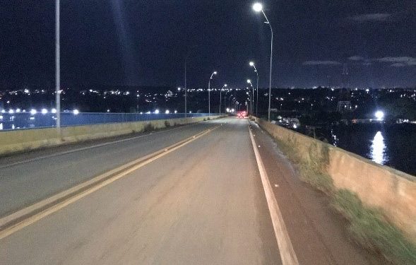 Iluminação da ponte sobre o Rio Madeira é melhorada após solicitação do vereador Pastor Bruno Luciano