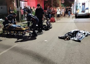 Mulher morre após ser atropelada por motocicleta na avenida Calama
