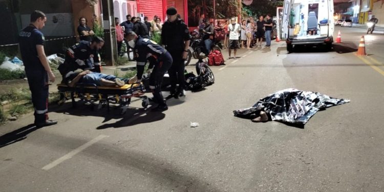 Mulher morre após ser atropelada por motocicleta na avenida Calama