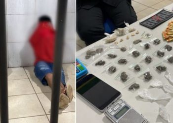 Dupla é detida por tráfico de drogas em distribuidora de fachada na zona leste de Porto Velho