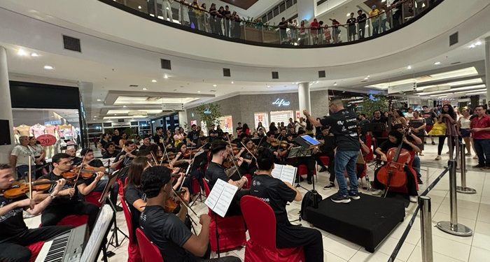 Orquestra Villa-Lobos se apresenta no Porto Velho Shopping e emociona o público