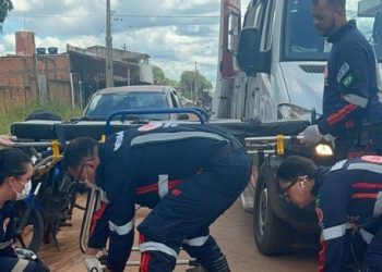 Motociclista sofre traumatismo após colisão frontal na zona Leste de Porto Velho