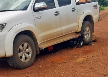 Homem perde a vida após ser atropelado por veículo conduzido pela esposa em Cacoal