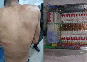 Suspeito é contido pela população após cair de telhado durante furto de fiação elétrica em Porto Velho