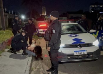 Jovem é detida após colisões em série e danos a viatura da PM em Porto Velho