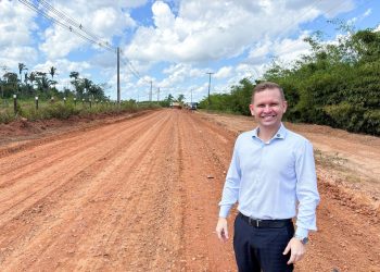 Encascalhamento do Ramal 15 de Novembro é realizado após solicitação do vereador Pastor Bruno Luciano