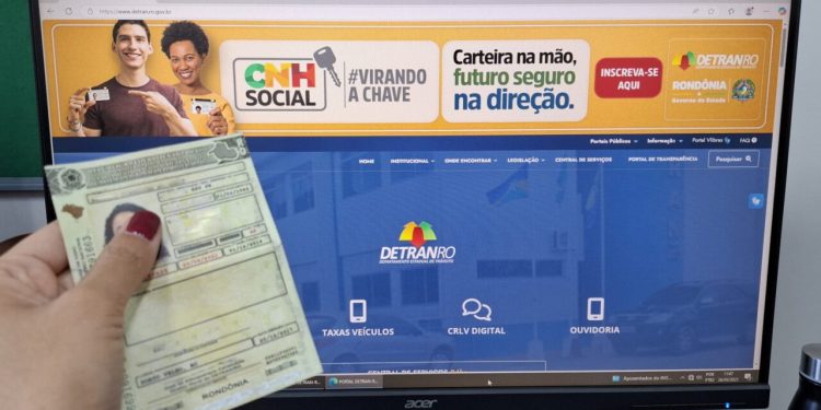 Detran-RO abre inscrições para programa CNH Social nesta sexta-feira