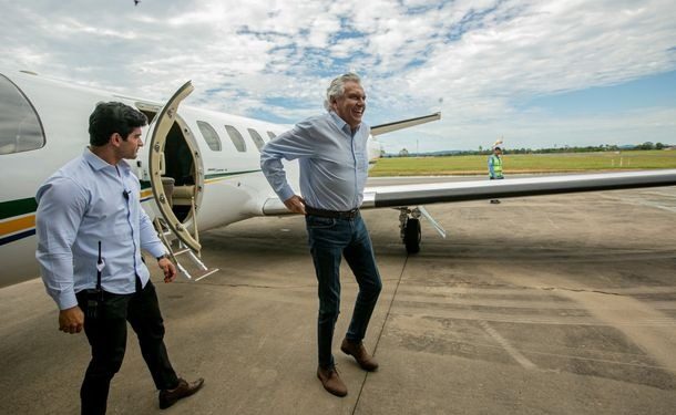 Governador Ronaldo Caiado visita Ji-Paraná durante a Rondônia Rural Show Internacional