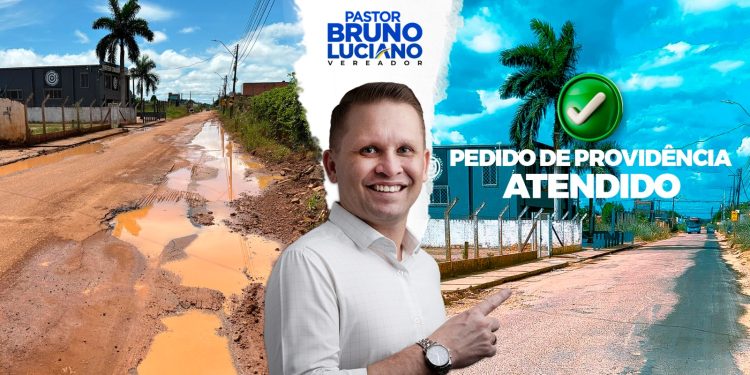 Após pedido de vereador Pastor Bruno Luciano, trecho da José Vieira Caúla é recuperado