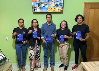 Vereador Adalto de Bandeirantes, recebe a equipe da SEAS para buscar melhorias no Distrito.