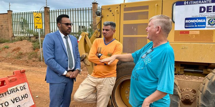 Obra da Estrada da Penal é retomada após pedido do vereador Dr. Santana