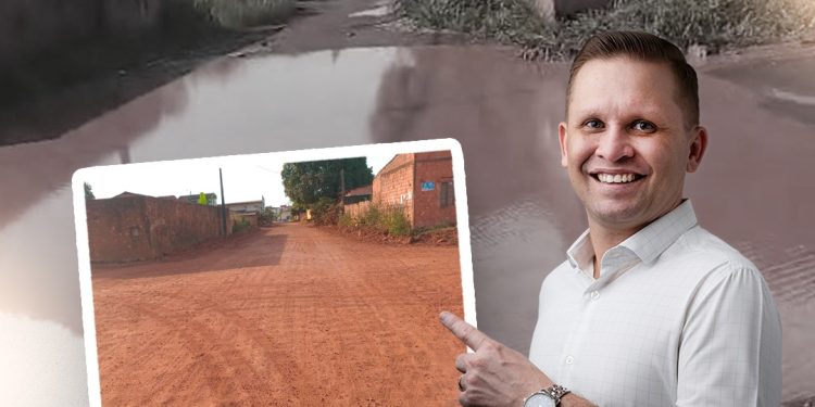 Rua Águas Marinhas começa a ser recuperada após apelo de vereador Pastor Bruno Luciano