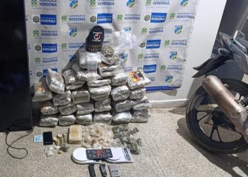 Operação da PM resulta na apreensão de drogas e munições em residência monitorada em Ariquemes