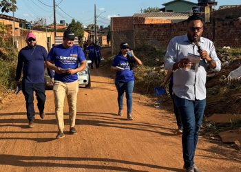 Vereador Dr. Santana garante asfalto para 22 ruas no bairro Castanheiras