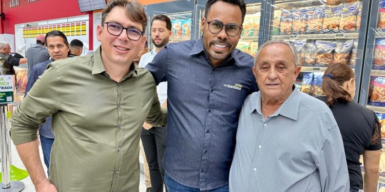 Vereador Dr. Santana prestigia inauguração de nova unidade dos Irmãos Gonçalves