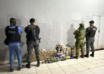 BPFRON apreende 173 kg de drogas na zona Leste