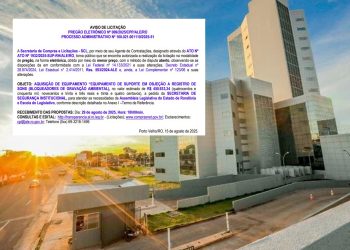 Assembleia Legislativa de Rondônia vai gastar quase R$ 500 mil em bloqueadores de gravação: segurança ou segredo?