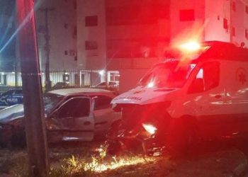 Motorista embriagado causa acidente com ambulância do Samu em Porto Velho