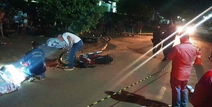Homem e adolescente morrem após colisão entre motocicletas em Alta Floresta