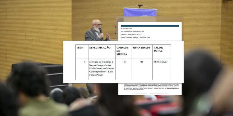 Assembleia de Rondônia paga quase o dobro do valor de mercado em palestra de Pondé e gasta R$ 150 mil em um único dia