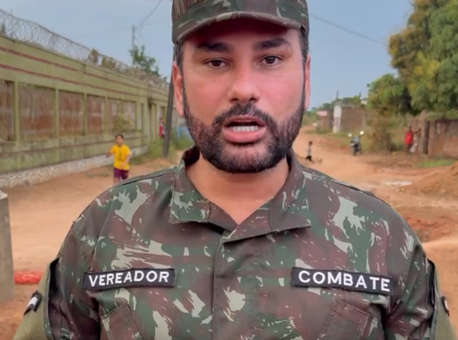 Vereador Marcos Combate usa sátira para cobrar retomada das obras no Parque Amazônia