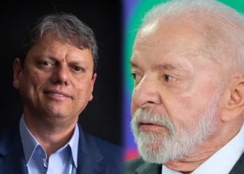 Pesquisa mostra Tarcísio à frente de Lula em eventual segundo turno