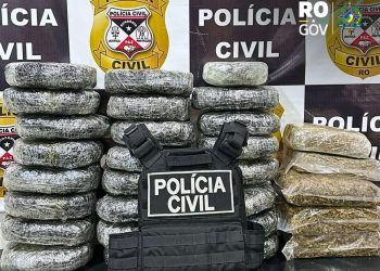 Operação da Polícia Civil apreende 30 quilos de maconha em São Miguel do Guaporé