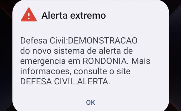 Moradores de alguns municípios de Rondônia são pegos de surpresa com novo alerta da Defesa Civil