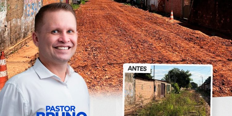 Pastor Bruno Luciano garante melhorias na Rua Bellatrix no bairro Ulisses Guimarães