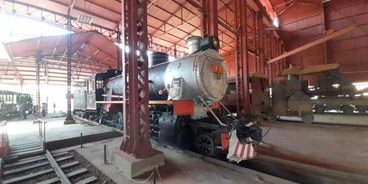 Maria Fumaça da Madeira-Mamoré passa por restauração para voltar ao Complexo Ferroviário