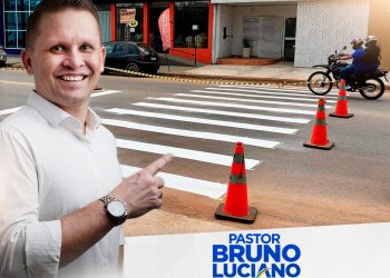 Pastor Bruno garante implantação de faixa de pedestre na Avenida Amazonas