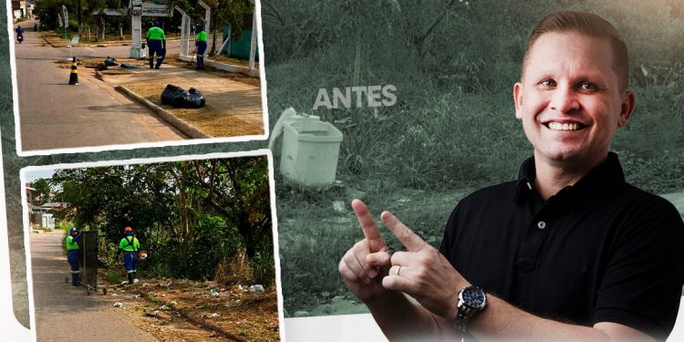 Mutirão de limpeza atende zona Sul de Porto Velho, após pedido do vereador Pastor Bruno