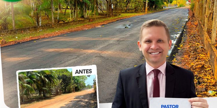 Comunidade Jerusalém da Amazônia recebe obra após pedido de vereador Pastor Bruno