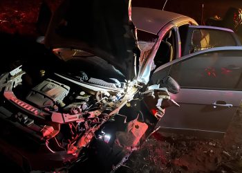 Colisão frontal deixa dois mortos na saída de Cerejeiras