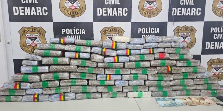 Polícia apreende 70 kg de skunk em Porto Velho durante operação