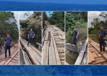 Vereador cobra obras urgentes em pontes de União Bandeirantes