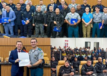 Pastor Bruno Luciano homenageia policiais e bombeiros com Moção de Aplauso na Câmara de Porto Velho