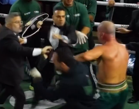 Novas imagens mostram confusão após vitória de Popó sobre Wanderlei Silva