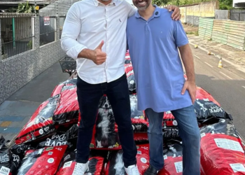 Nilton Souza participa de entrega de 18 toneladas de ração a protetores de animais em Porto Velho